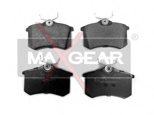 Комплект тормозных колодок, дисковый тормоз MAXGEAR 19-0429