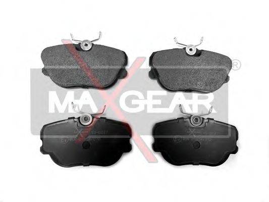 Комплект тормозных колодок, дисковый тормоз MAXGEAR 19-0447
