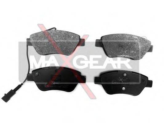 Комплект тормозных колодок, дисковый тормоз MAXGEAR 19-0514