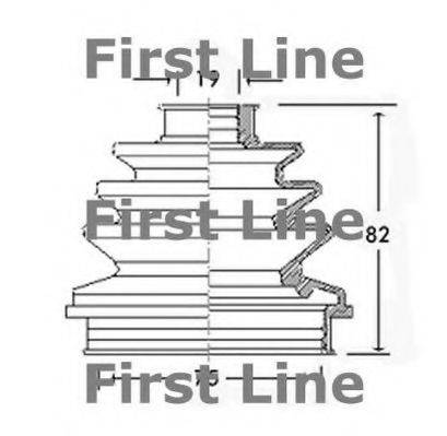 FIRST LINE FCB2218 Пыльник, приводной вал