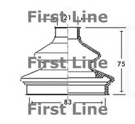 FIRST LINE FCB2333 Пыльник, приводной вал