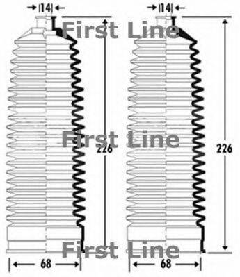 Пыльник, рулевое управление FIRST LINE FSG3328