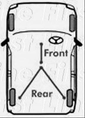 FIRST LINE FKB1952 Трос, стояночная тормозная система