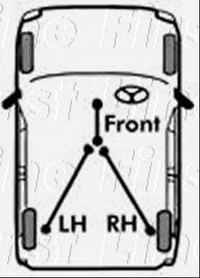 Трос, стояночная тормозная система FIRST LINE FKB1953