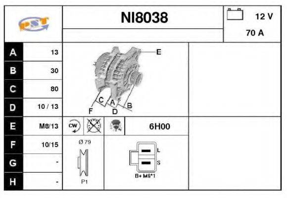 SNRA NI8038 Генератор
