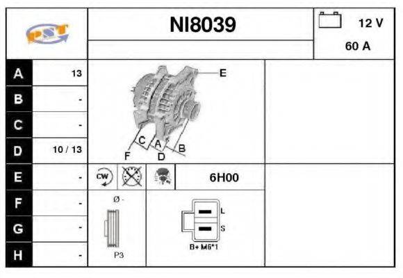 Генератор SNRA NI8039