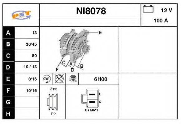 SNRA NI8078 Генератор
