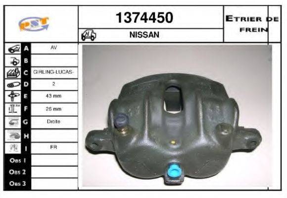 SNRA 1374450 Тормозной суппорт