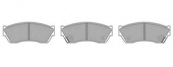 Комплект тормозных колодок, дисковый тормоз FREMAX FBP-1590