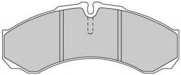 Комплект тормозных колодок, дисковый тормоз FREMAX FBP-1688