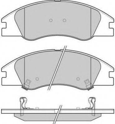 Комплект тормозных колодок, дисковый тормоз FREMAX FBP-1551