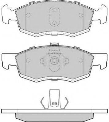 FREMAX FBP1584 Комплект тормозных колодок, дисковый тормоз