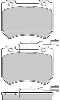 Комплект тормозных колодок, дисковый тормоз FREMAX FBP-1671