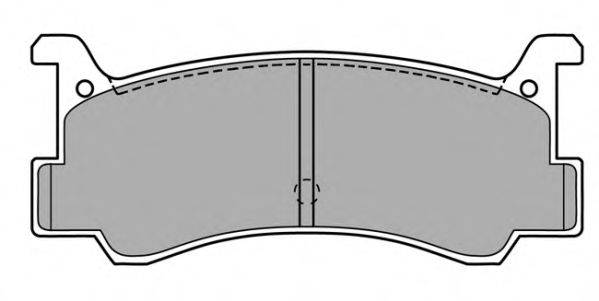 Комплект тормозных колодок, дисковый тормоз FREMAX FBP-0588