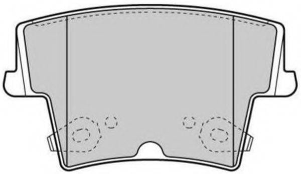 Комплект тормозных колодок, дисковый тормоз FREMAX FBP-1704