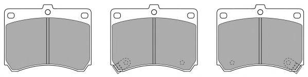 Комплект тормозных колодок, дисковый тормоз FREMAX FBP-0797
