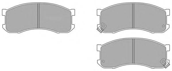 Комплект тормозных колодок, дисковый тормоз FREMAX FBP-1525