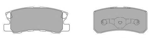 FREMAX FBP1563 Комплект тормозных колодок, дисковый тормоз