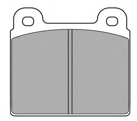 FREMAX FBP0126 Комплект тормозных колодок, дисковый тормоз