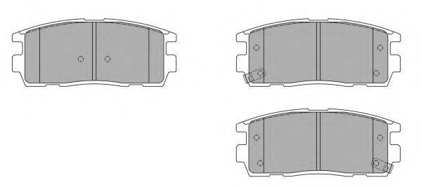 Комплект тормозных колодок, дисковый тормоз FREMAX FBP-1502