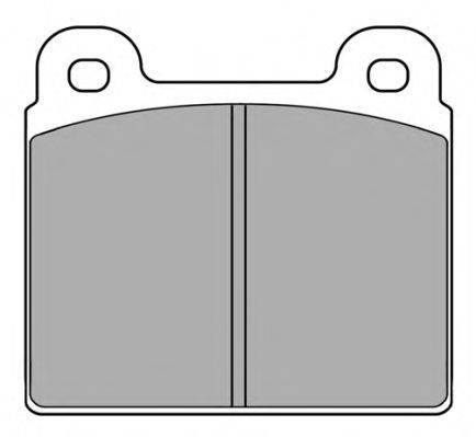 Комплект тормозных колодок, дисковый тормоз FREMAX FBP-0308