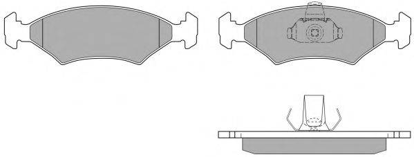 Комплект тормозных колодок, дисковый тормоз FREMAX FBP-0351