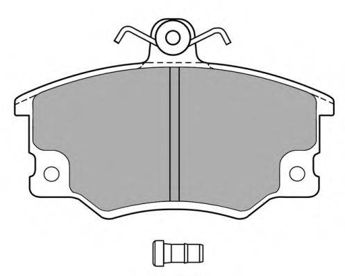 Комплект тормозных колодок, дисковый тормоз FREMAX FBP-0476