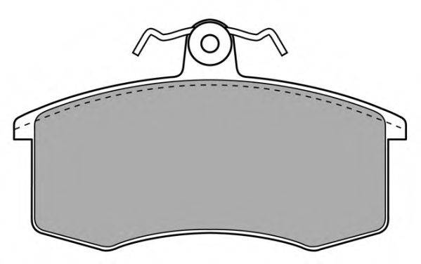 Комплект тормозных колодок, дисковый тормоз FREMAX FBP-0492