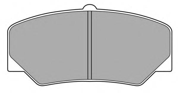 Комплект тормозных колодок, дисковый тормоз FREMAX FBP-0498