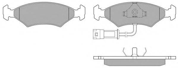 Комплект тормозных колодок, дисковый тормоз FREMAX FBP-0539