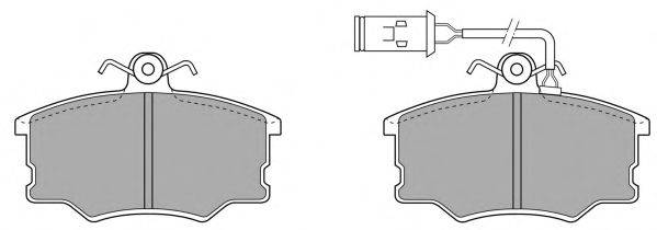 FREMAX FBP0581 Комплект тормозных колодок, дисковый тормоз