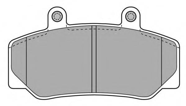 Комплект тормозных колодок, дисковый тормоз FREMAX FBP-0618