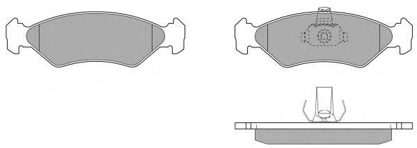 Комплект тормозных колодок, дисковый тормоз FREMAX FBP-0681-01