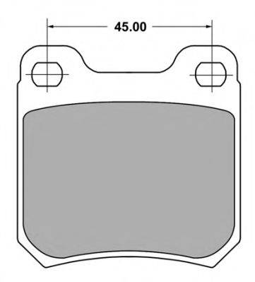 FREMAX FBP0718 Комплект тормозных колодок, дисковый тормоз