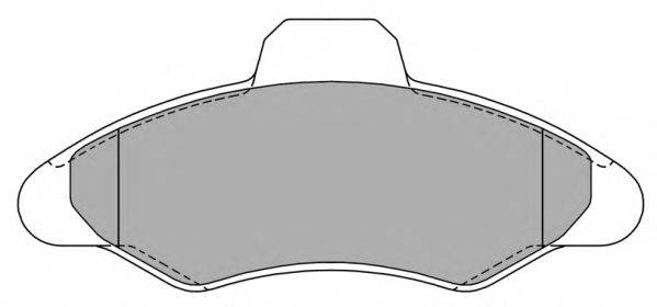 Комплект тормозных колодок, дисковый тормоз FREMAX FBP-0756