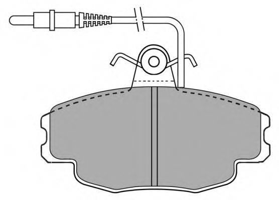 Комплект тормозных колодок, дисковый тормоз FREMAX FBP-0762