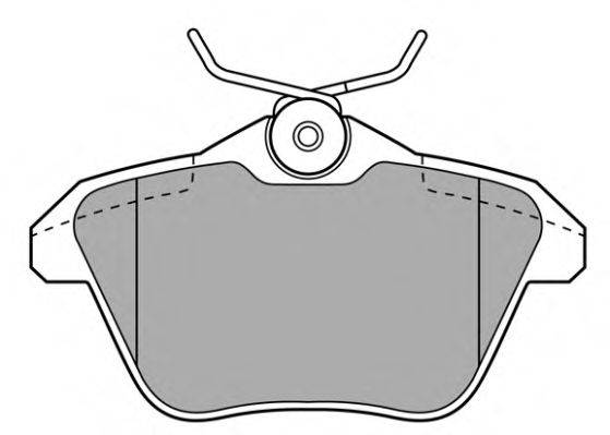 Комплект тормозных колодок, дисковый тормоз FREMAX FBP-0894