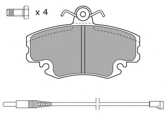 FREMAX FBP0920 Комплект тормозных колодок, дисковый тормоз