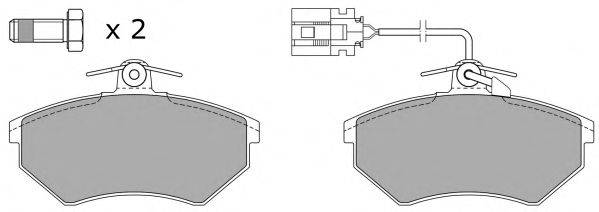 Комплект тормозных колодок, дисковый тормоз FREMAX FBP-0953