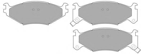 Комплект тормозных колодок, дисковый тормоз FREMAX FBP-0987