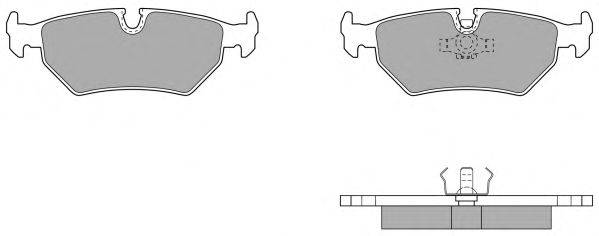 Комплект тормозных колодок, дисковый тормоз FREMAX FBP-1008