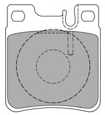 Комплект тормозных колодок, дисковый тормоз FREMAX FBP-1100