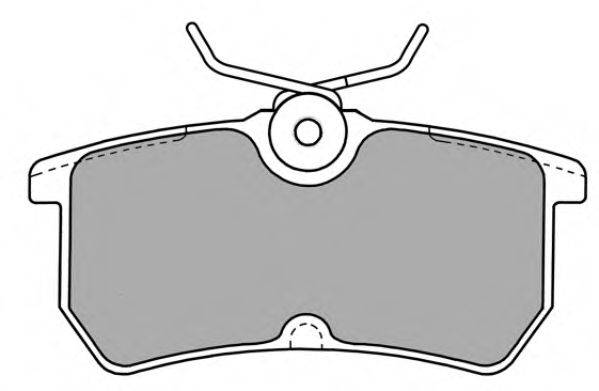 Комплект тормозных колодок, дисковый тормоз FREMAX FBP-1136