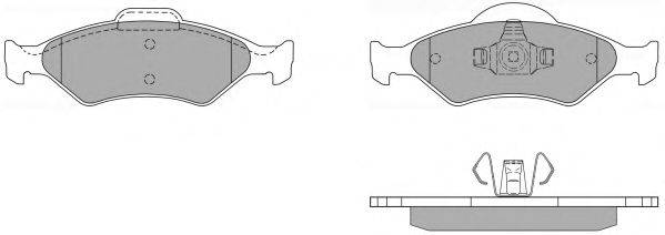 Комплект тормозных колодок, дисковый тормоз FREMAX FBP-1158