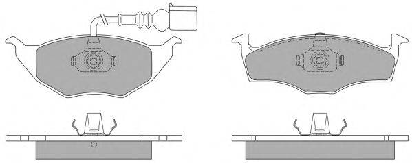Комплект тормозных колодок, дисковый тормоз FREMAX FBP-1167-01