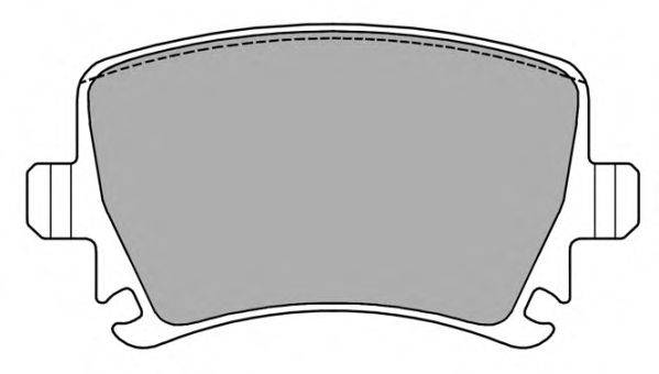 FREMAX FBP1371 Комплект тормозных колодок, дисковый тормоз