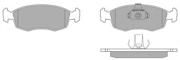 Комплект тормозных колодок, дисковый тормоз FREMAX FBP-0529
