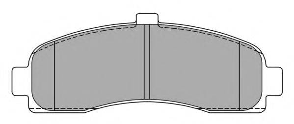 Комплект тормозных колодок, дисковый тормоз FREMAX FBP-0921