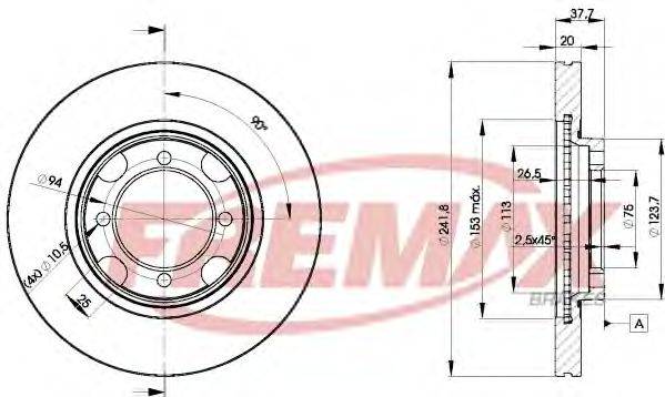 Тормозной диск FREMAX BD-3264