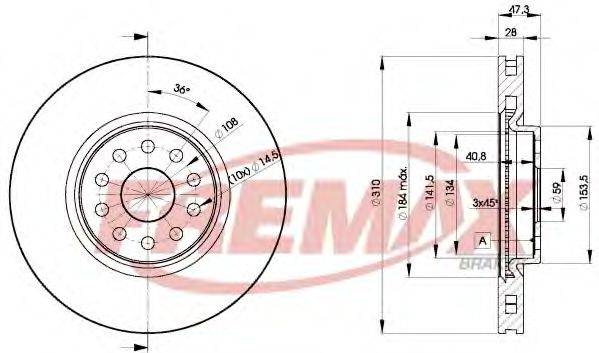 Тормозной диск FREMAX BD-4921